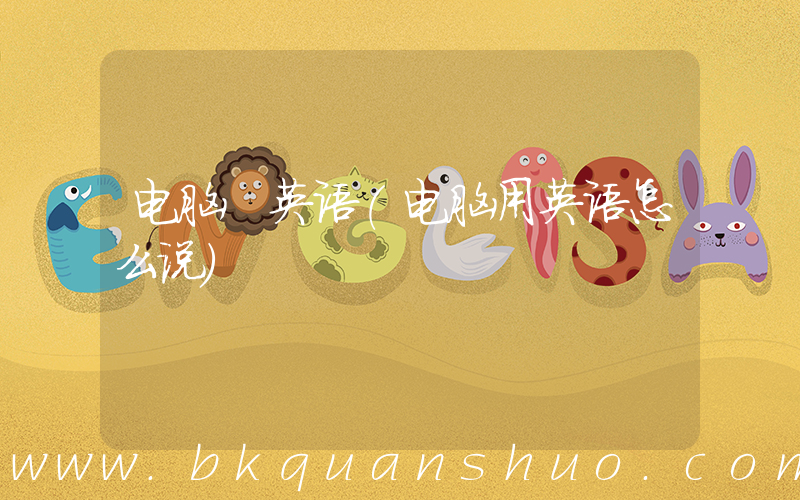 电脑 英语(电脑用英语怎么说)